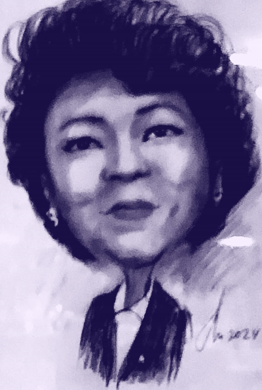 Pencil portrait of Curtistine (Curtis)