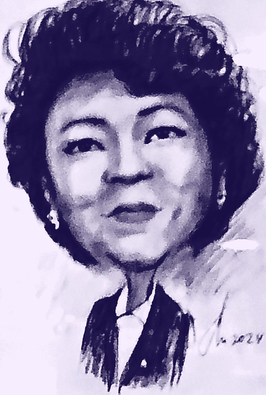 Pencil portrait of Curtistine (Curtis)